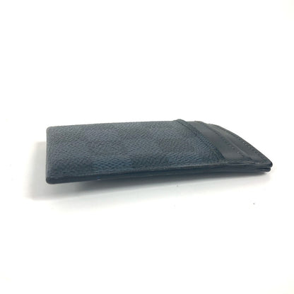 LOUIS VUITTON Card Case N63217 Damier Cobalt Canvas Navy Damier Cobalt Porte Cartes Pance