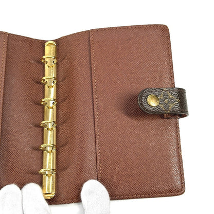 LOUIS VUITTON Notebook cover R20011 Monogram canvas Brown Monogram Panda Takashi Murakami Agenda PM