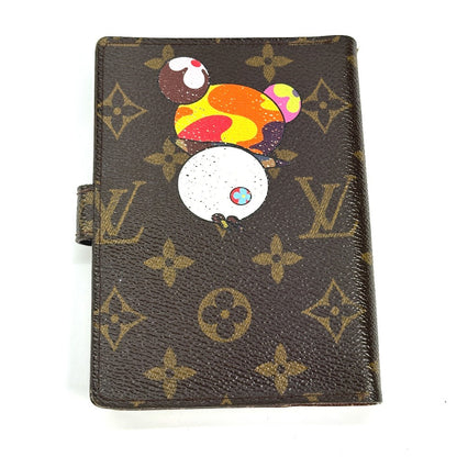 LOUIS VUITTON Notebook cover R20011 Monogram canvas Brown Monogram Panda Takashi Murakami Agenda PM