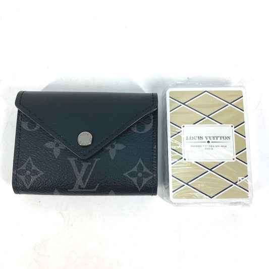 LOUIS VUITTON Card Case GI0198 Monogram Eclipse Canvas black Etui cult arseine