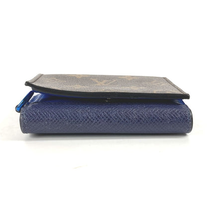 LOUIS VUITTON Folded wallet M63041 Monogram canvas Brown Monogram & Taiga Compact wallet