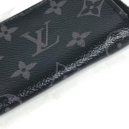 LOUIS VUITTON Coin case M63536 Monogram Eclipse Canvas black Monogram Eclipse Portemone Jules mens Used Authentic