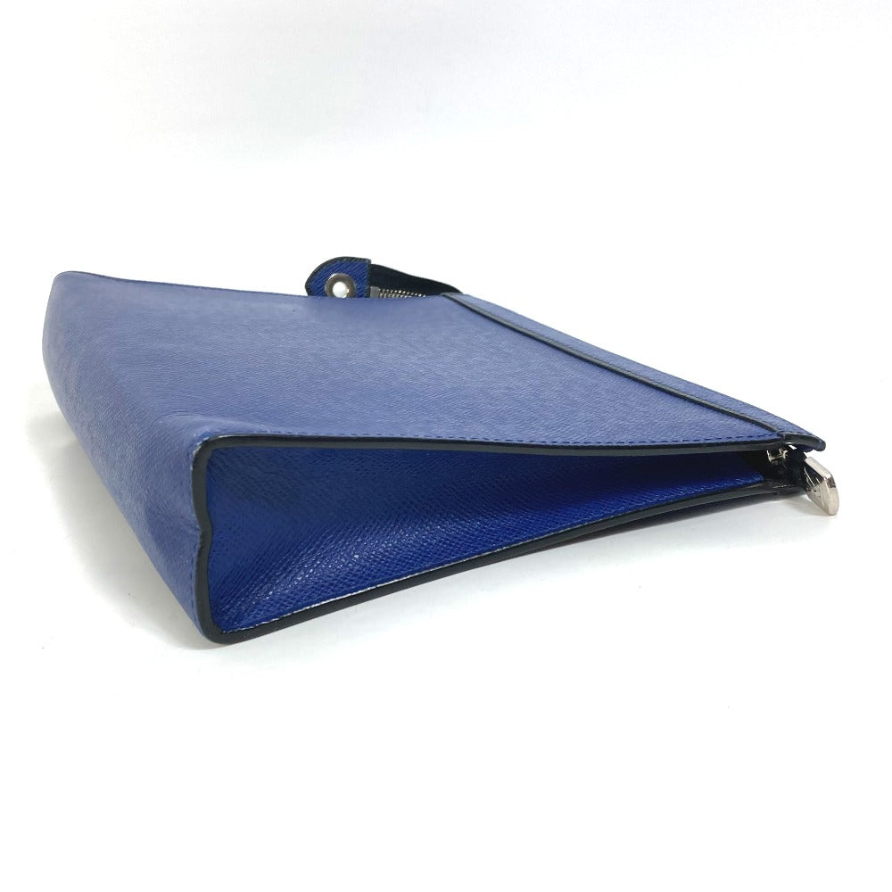 LOUIS VUITTON business bag M30575 Taiga Leather blue Taiga Pochette Voyage MM