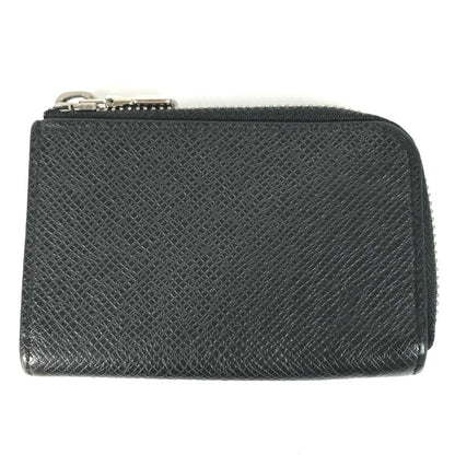LOUIS VUITTON Coin case M63375 Taiga Leather black Taiga Porto Monnaie Jour