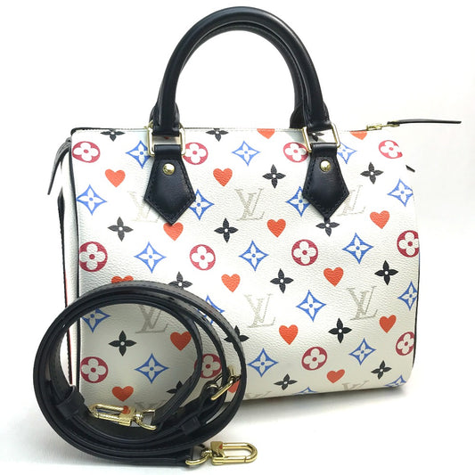 LOUIS VUITTON Handbag M57466 Monogram canvas White x Multicolor Monogram multi Speedy bandouliere 25