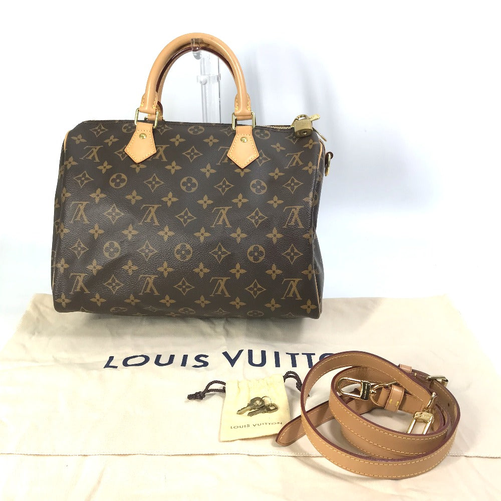 LOUIS VUITTON Handbag ‚l41112 Monogram canvas Brown Mini Boston Duffel Bag Shoulder Bag Bag Speedy bandouliere30 Women Used Authentic