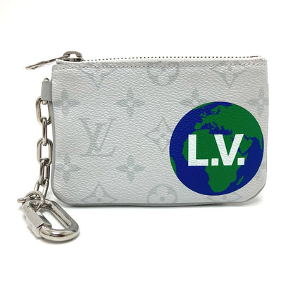 LOUIS VUITTON Coin case M67809 Monogram canvas white Coin Pocket Wallet Zipped pouch PM