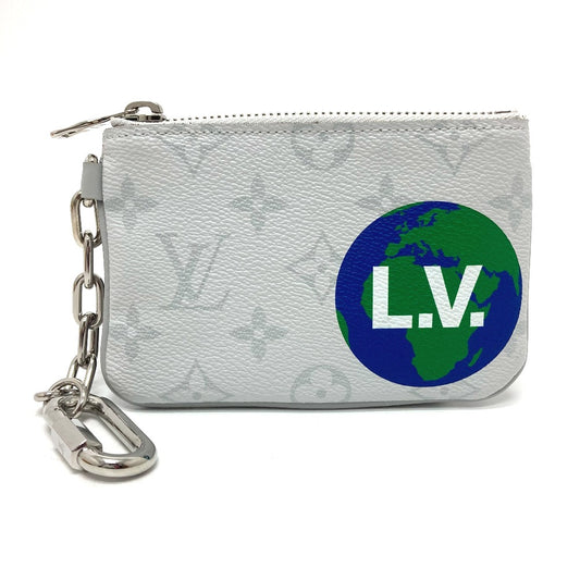LOUIS VUITTON Coin case M67809 Monogram canvas white Coin Pocket Wallet Zipped pouch PM