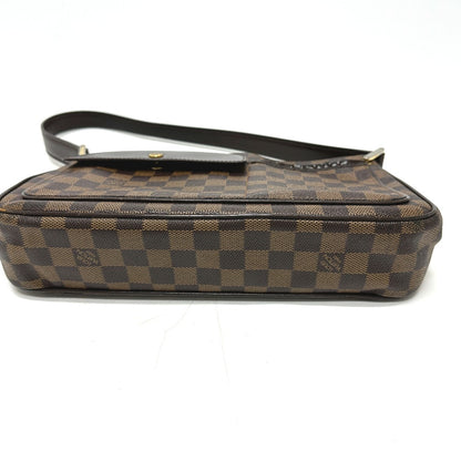 LOUIS VUITTON Shoulder Bag N51129 Damier canvas Brown Damier Aubagne Women Used Authentic