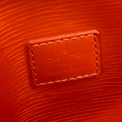 LOUIS VUITTON Handbag M92262 Plastics / Leather Orange Epiplage Mini lagoon bay Women Used Authentic