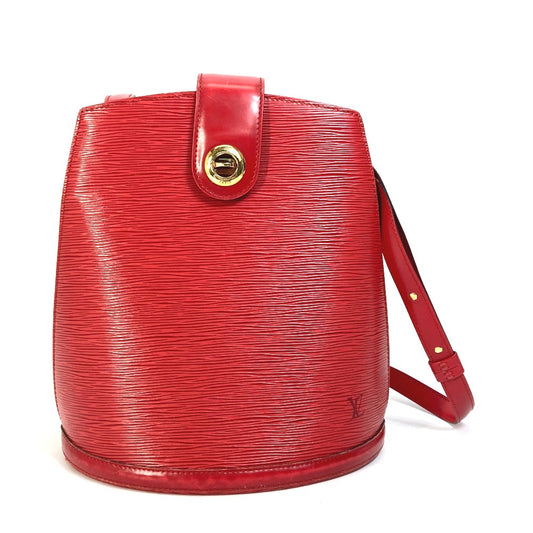 LOUIS VUITTON Shoulder Bag M52257 Epi Leather Red Epi Cluny