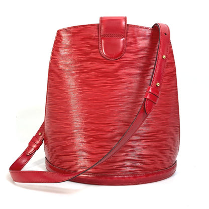 LOUIS VUITTON Shoulder Bag M52257 Epi Leather Red Epi Cluny