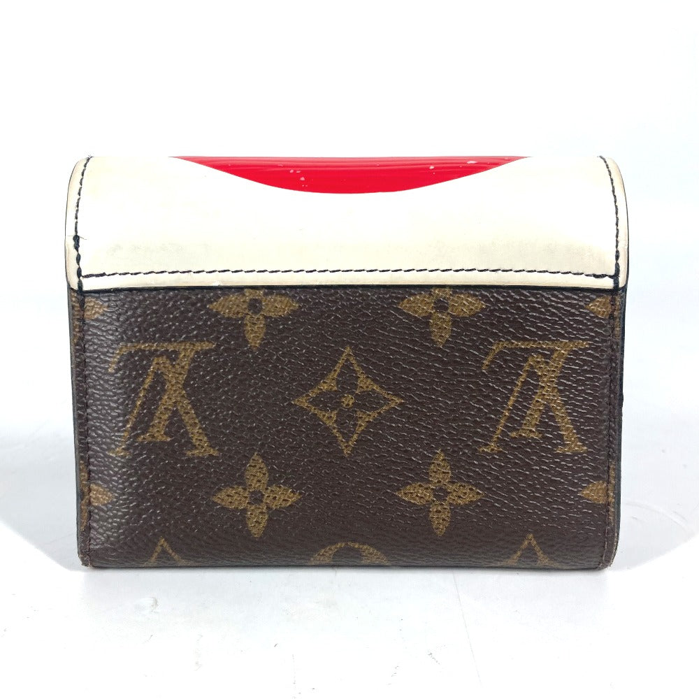 LOUIS VUITTON Trifold wallet M67257 Monogram Canvas, Epi Leather Brown Monogram Kabuki Portefeuille Victorine