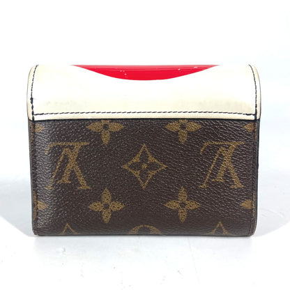 LOUIS VUITTON Trifold wallet M67257 Monogram Canvas, Epi Leather Brown Monogram Kabuki Portefeuille Victorine