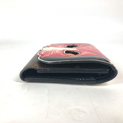LOUIS VUITTON Trifold wallet M67257 Monogram Canvas, Epi Leather Brown Monogram Kabuki Portefeuille Victorine