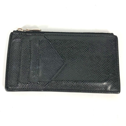 LOUIS VUITTON Coin case M62914 Taiga Leather black Taiga Coin card holder