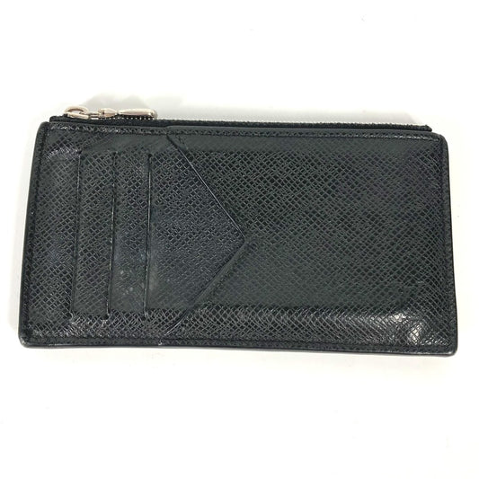 LOUIS VUITTON Coin case M62914 Taiga Leather black Taiga Coin card holder