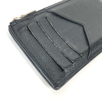 LOUIS VUITTON Coin case M62914 Taiga Leather black Taiga Coin card holder
