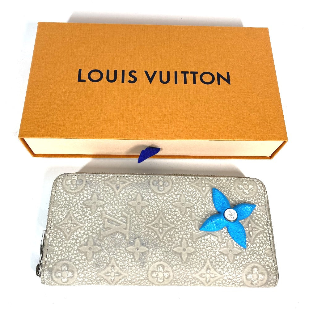 LOUIS VUITTON Long Wallet Purse M81573 Taurillon Clemence Leather beige Taurillon Clemence Climbing Zippy Wallet Vertical