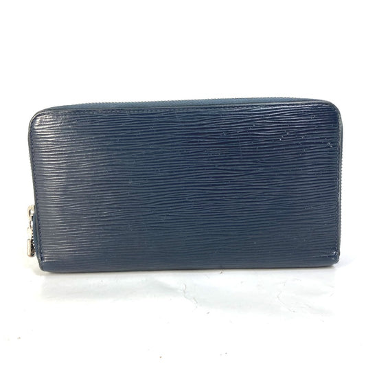 LOUIS VUITTON Long Wallet Purse M62644 Epi Leather Navy travel case long wallet Zippy Organizer NM