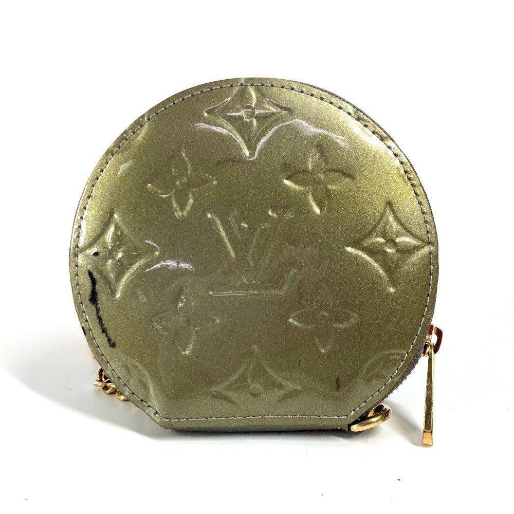 LOUIS VUITTON Coin case M91387 Monogram Vernis gold Monogram Vernis portomone cock