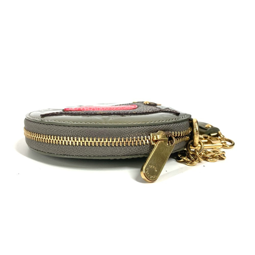 LOUIS VUITTON Coin case M91387 Monogram Vernis gold Monogram Vernis portomone cock