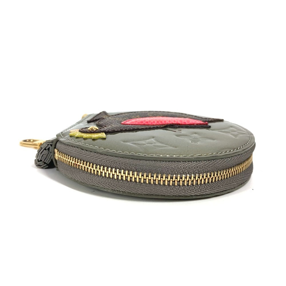 LOUIS VUITTON Coin case M91387 Monogram Vernis gold Monogram Vernis portomone cock