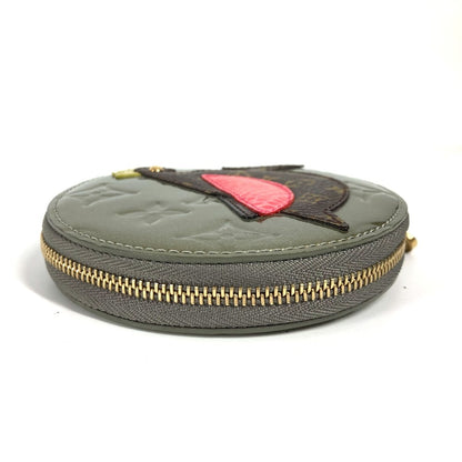 LOUIS VUITTON Coin case M91387 Monogram Vernis gold Monogram Vernis portomone cock
