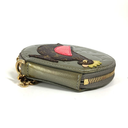 LOUIS VUITTON Coin case M91387 Monogram Vernis gold Monogram Vernis portomone cock