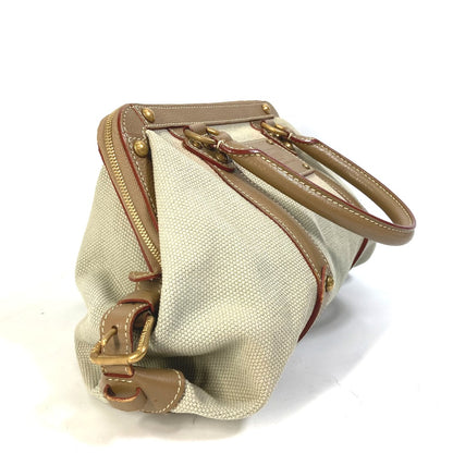 LOUIS VUITTON Handbag M48827 Canvas / Leather beige Antigua Sac de Nuit PM Women Used Authentic