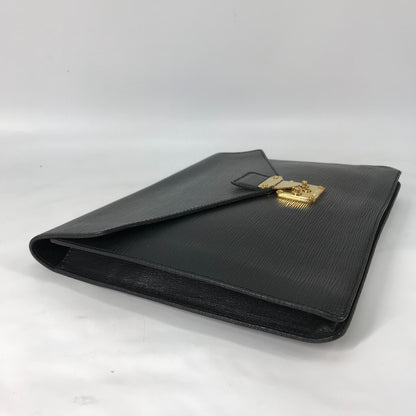 LOUIS VUITTON Clutch bag Ｍ54452 Epi Leather black Epi Porto Document Case