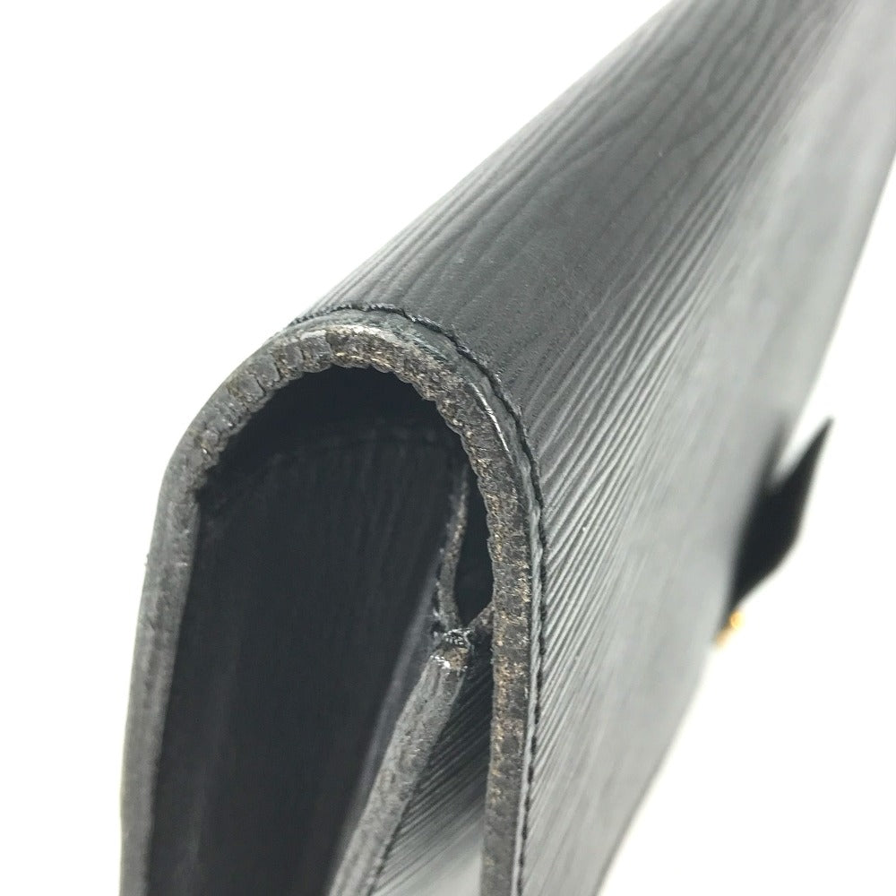 LOUIS VUITTON Clutch bag Ｍ54452 Epi Leather black Epi Porto Document Case