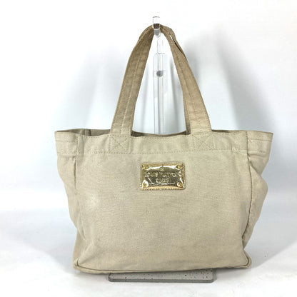 LOUIS VUITTON Tote Bag M95468 canvas beige That's Love LOVE Logo