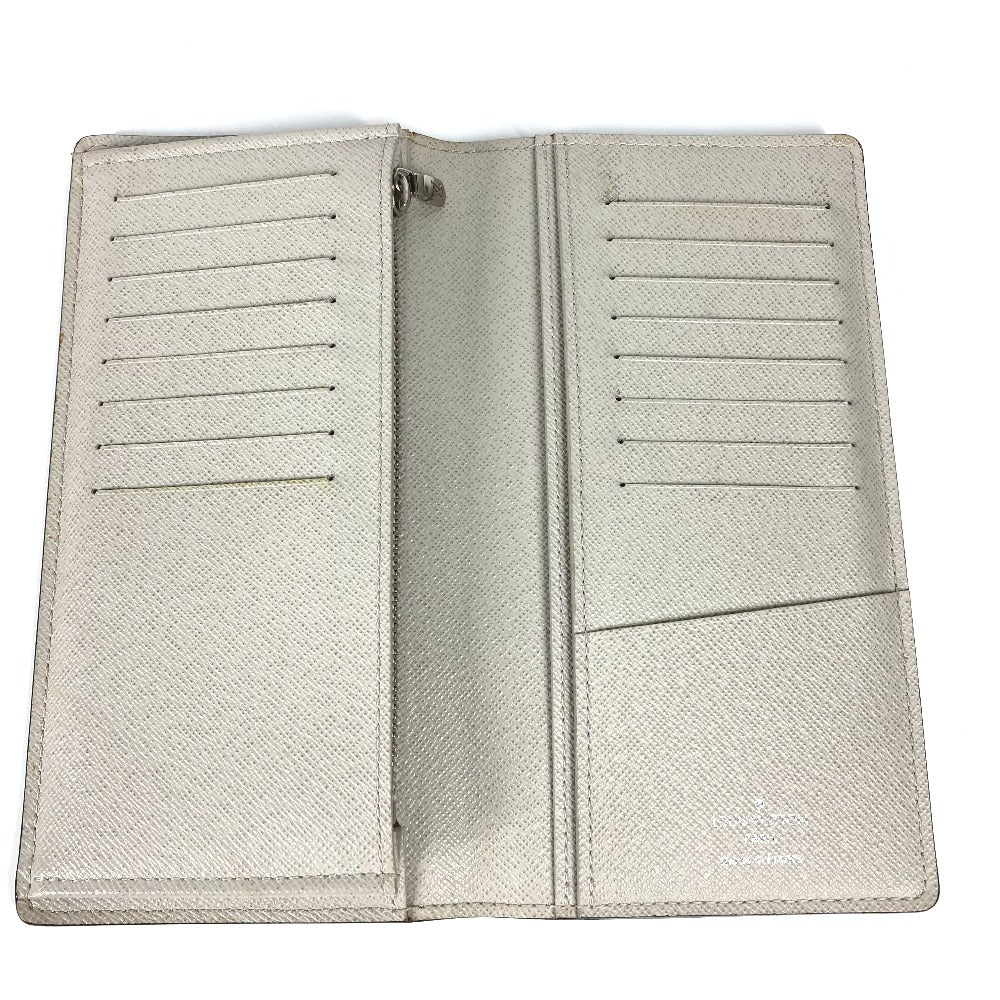 LOUIS VUITTON Long Wallet Purse M30557 Taiga Leather beige Taiga Portefeuille Blaza mens Used Authentic