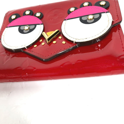 LOUIS VUITTON Trifold wallet M62317 Monogram Vernis Red Monogram Vernis Portefeuille Victorine