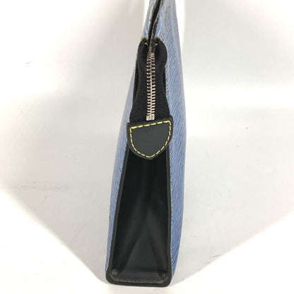 LOUIS VUITTON business bag M54654 Epi Leather blue Epi denim posh toilette