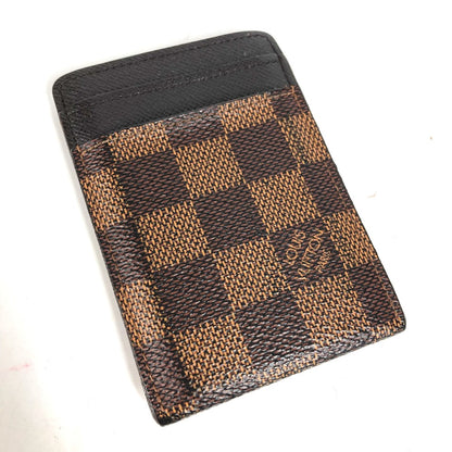 LOUIS VUITTON Card Case N61209 Damier canvas Brown Damier Porte Cartes Pance