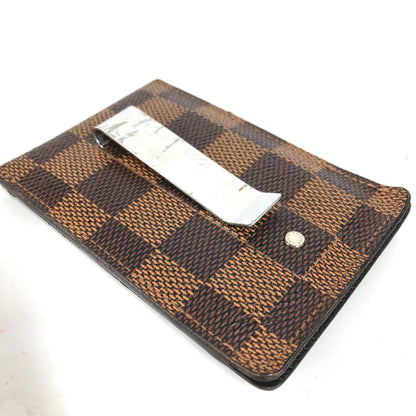 LOUIS VUITTON Card Case N61209 Damier canvas Brown Damier Porte Cartes Pance