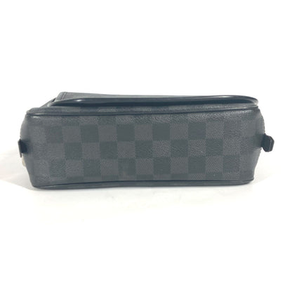 LOUIS VUITTON Pouch N41419  Damier Grafitto Canvas black Damier Grafitte Truth Suspendable