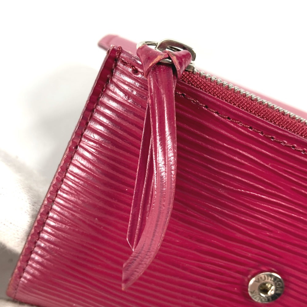 LOUIS VUITTON Trifold wallet M62171 Epi Leather purple Epi Portefeuille Victorine Women Used Authentic