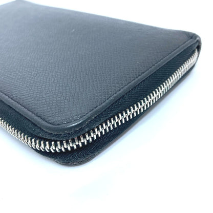 LOUIS VUITTON Long Wallet Purse M30056 Taiga Leather black Zippy Organizer NM