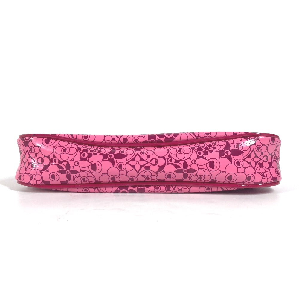 LOUIS VUITTON Accessory pouch M93166 PVC / Leather pink Cosmic Blossom Pochette Cosmic Women Used Authentic