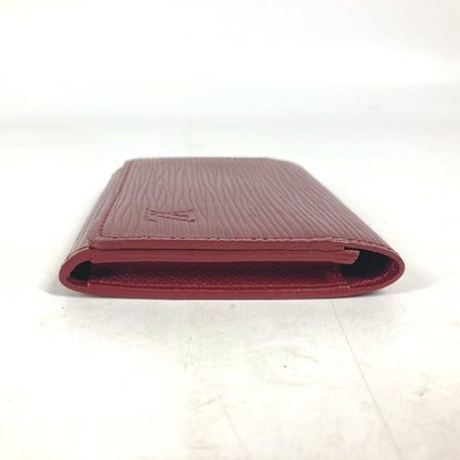 LOUIS VUITTON Card Case M8658M Epi Leather Red Epi Anneveld Cult de Visit