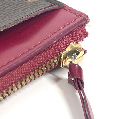 LOUIS VUITTON Coin case M67889 Monogram canvas Brown Monogram Porto Cult Zip
