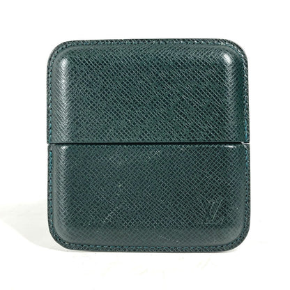 LOUIS VUITTON Cigarette case M30734 Taiga Leather green Taiga Etui 10 cigarillos