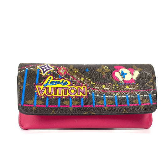 LOUIS VUITTON glasses case GI0538 Monogram canvas multicolor Monogram Vivienne Etui Lunette Woody