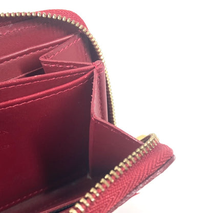 LOUIS VUITTON Coin case M91720 Monogram Vernis Red Monogram Vernis Ray Yule Zip around purse