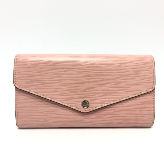 LOUIS VUITTON Long Wallet Purse M61216 Epi Leather pink Epi Portefeuille Sarah