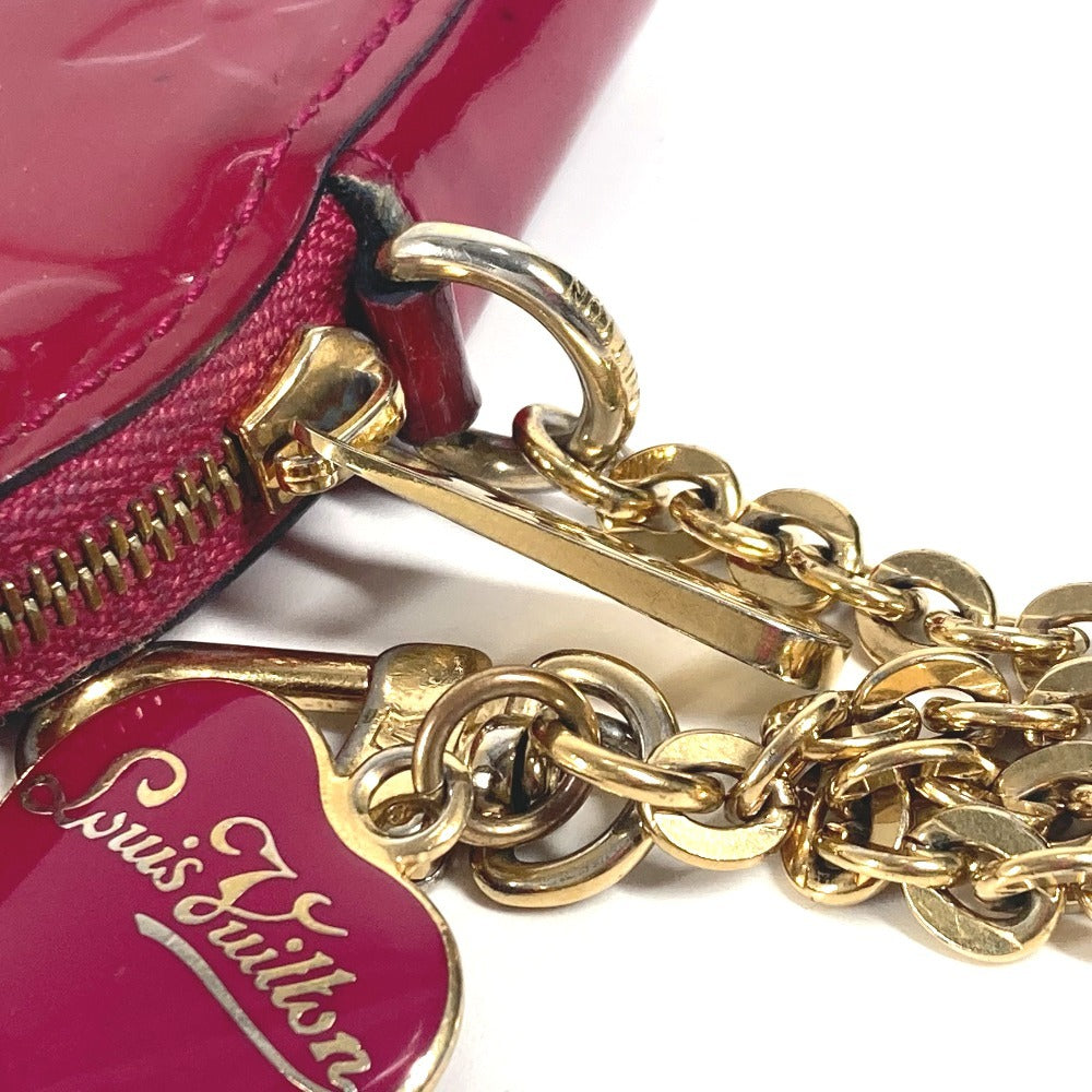 LOUIS VUITTON Coin case M90006 Monogram Vernis purple Monogram Vernis Porto Monet Coeur