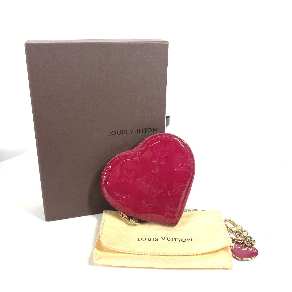 LOUIS VUITTON Coin case M90006 Monogram Vernis purple Monogram Vernis Porto Monet Coeur